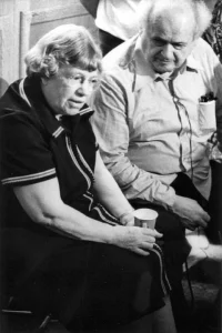 Moshe Feldenkrais with Margaret Mead